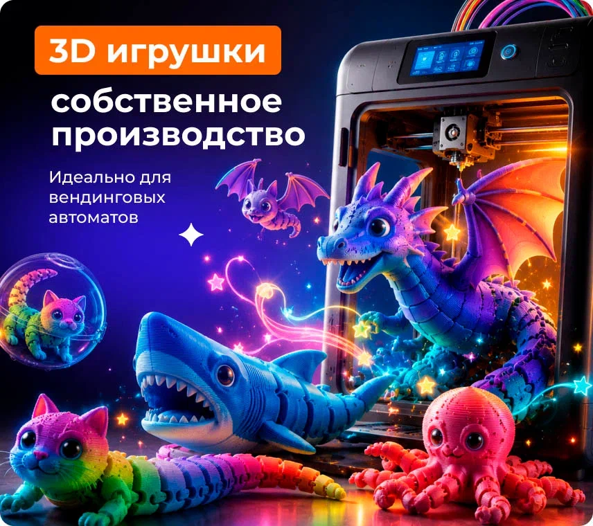 3Д игрушки